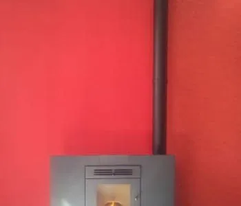 installation d’un poêle a pellet stove italy compact