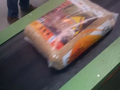 sorti du pellet en sac de 15 kg